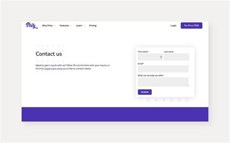 Help Section – Contact Us .